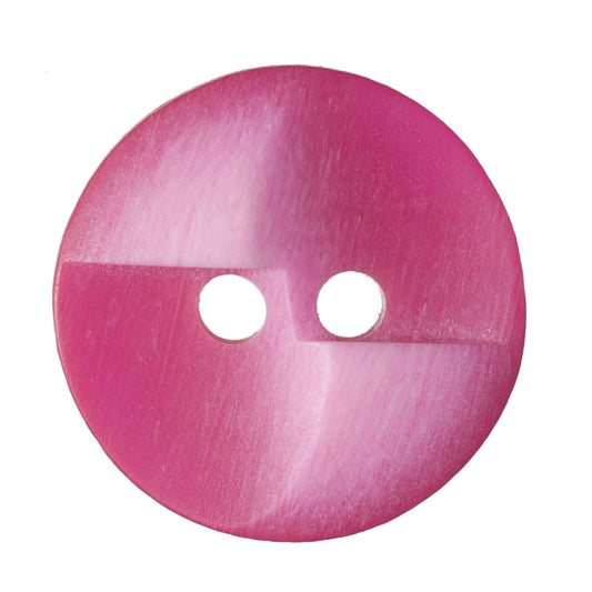 2 Hole Button - 15mm - Windmill Pink