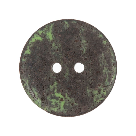 2 Hole Button - 20mm - Eco-Conscious Recycled Coffee Grounds - 2 Colours Available