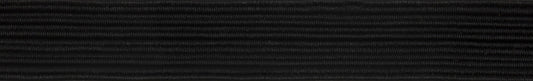 7mm (Just over 1/4") Braided Elastic - Black