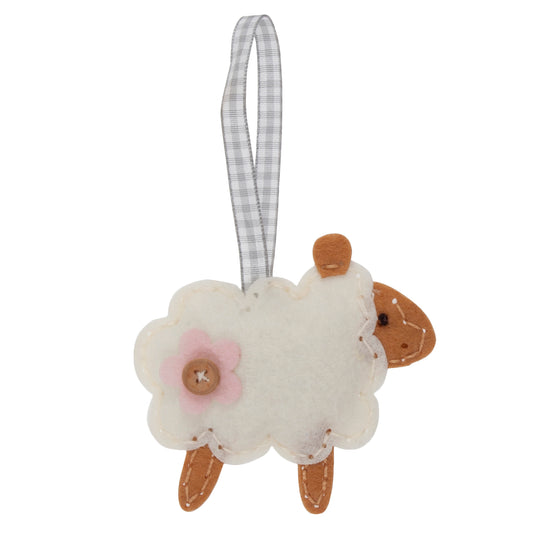 Felt Hanging Ornament - Sheep