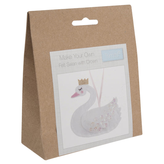 Felt Kit - Swan with Crown