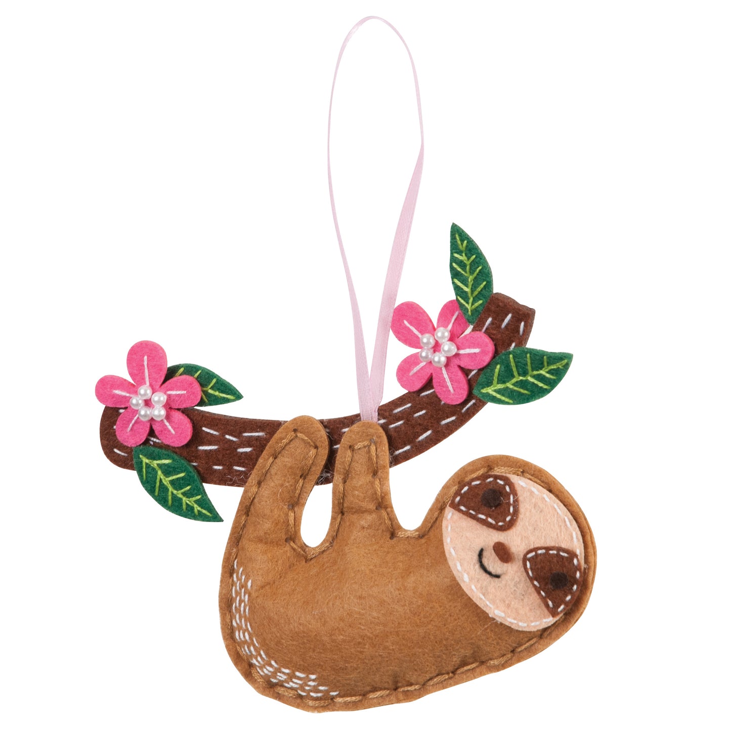 Felt Hanging Ornament - Sloth
