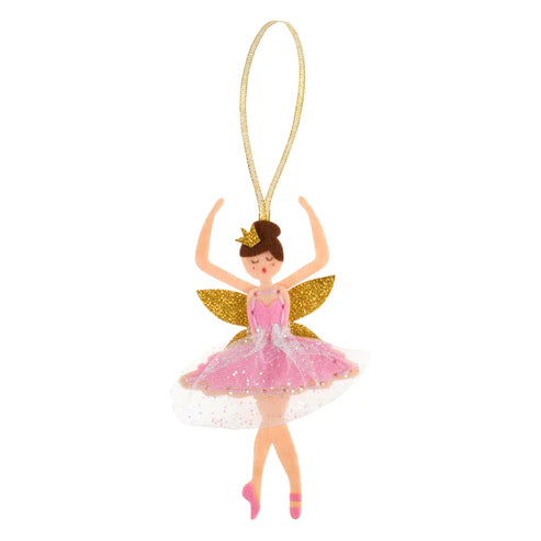 Felt Hanging Ornament - Ballerina Fairy