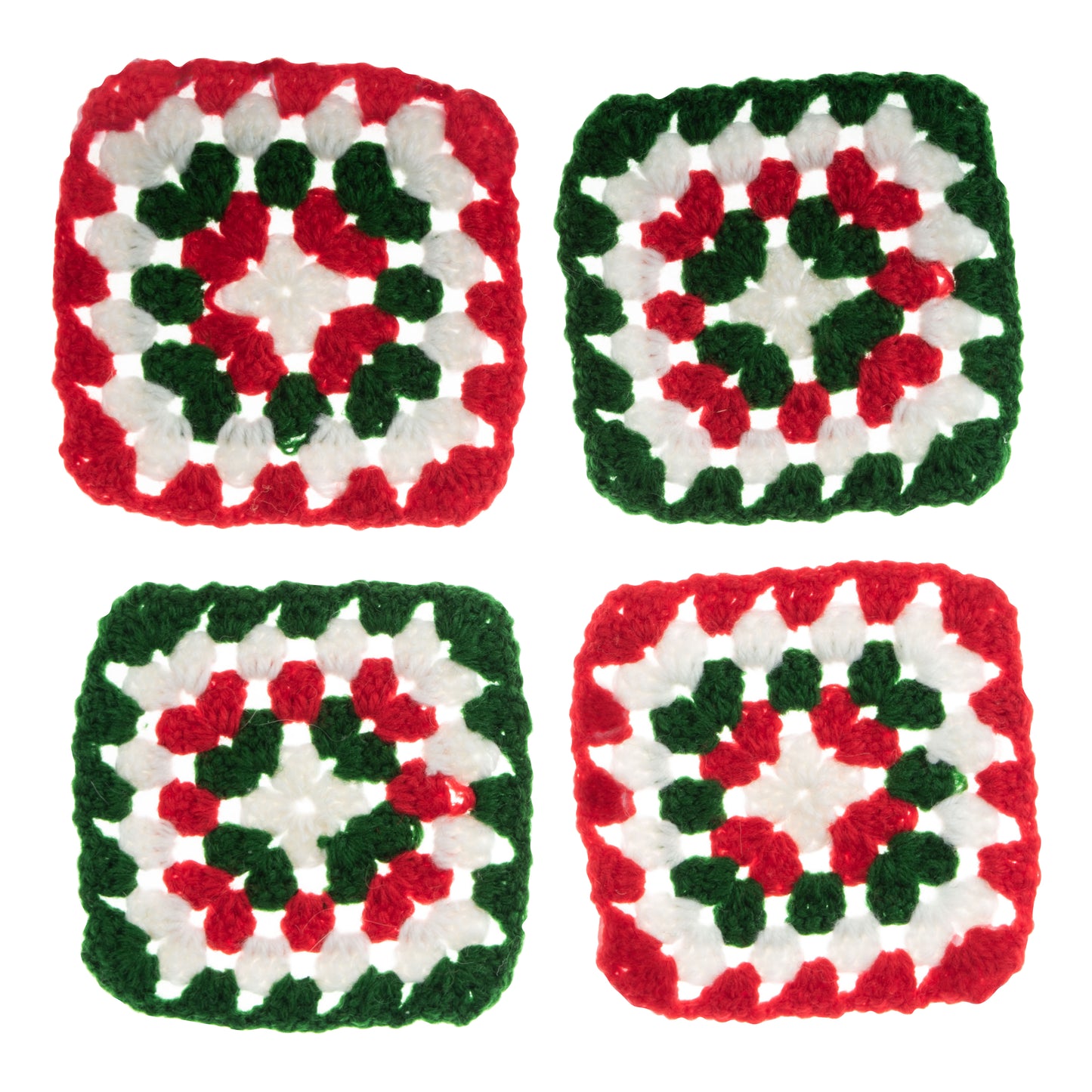 MY FIRST CROCHET KIT - GRANNY SQUARES - Festive Colours