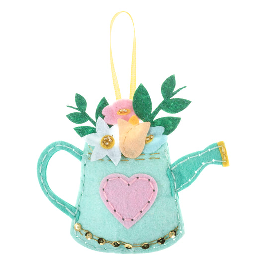 Felt Hanging Ornament - Watering Can