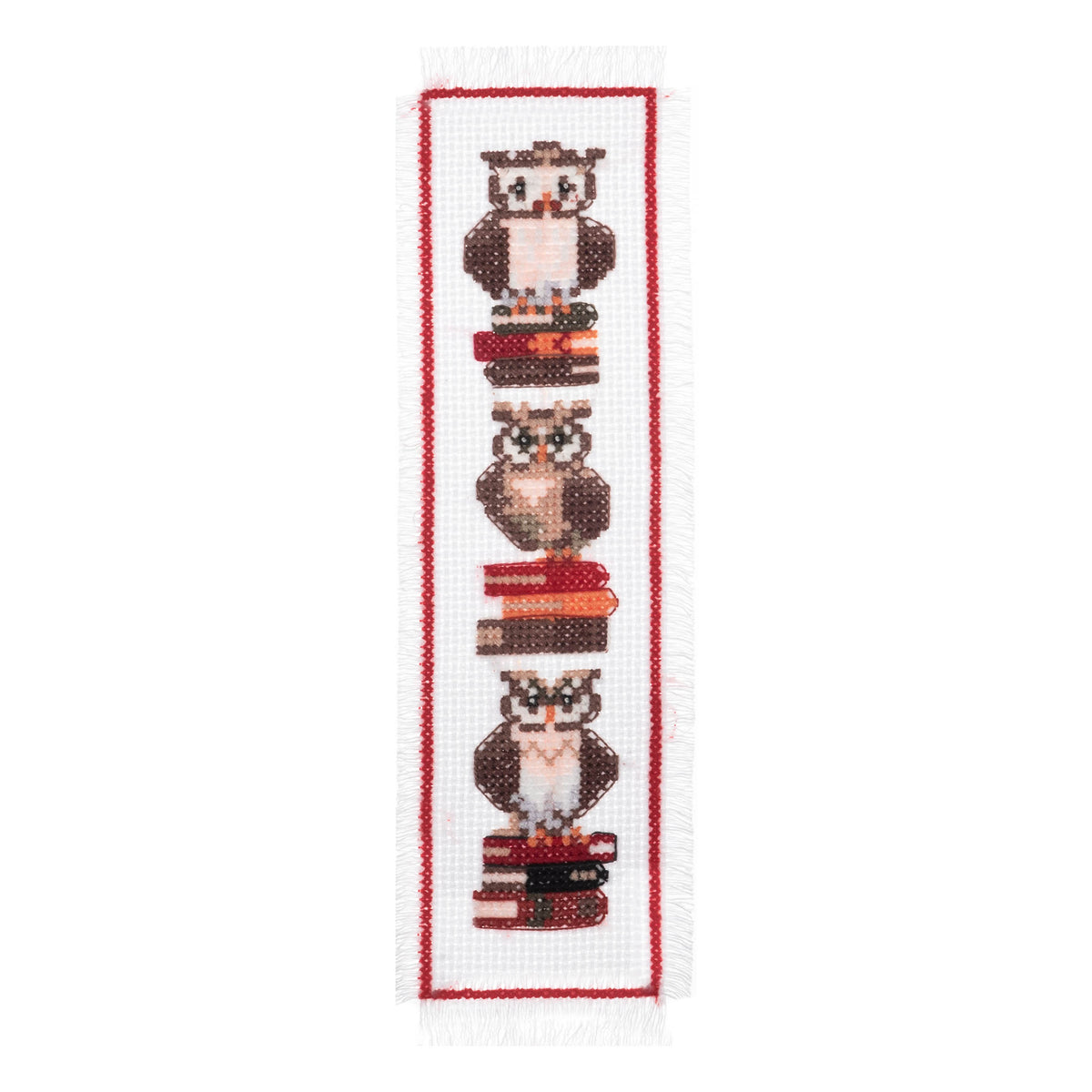 Counted Cross Stitch Kit - BOOKMARK - Owls