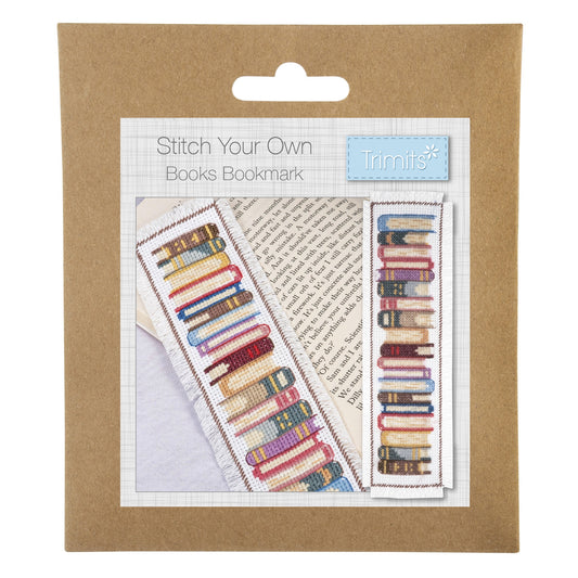 COUNTED CROSS STITCH KIT - Bookmark - BOOKS