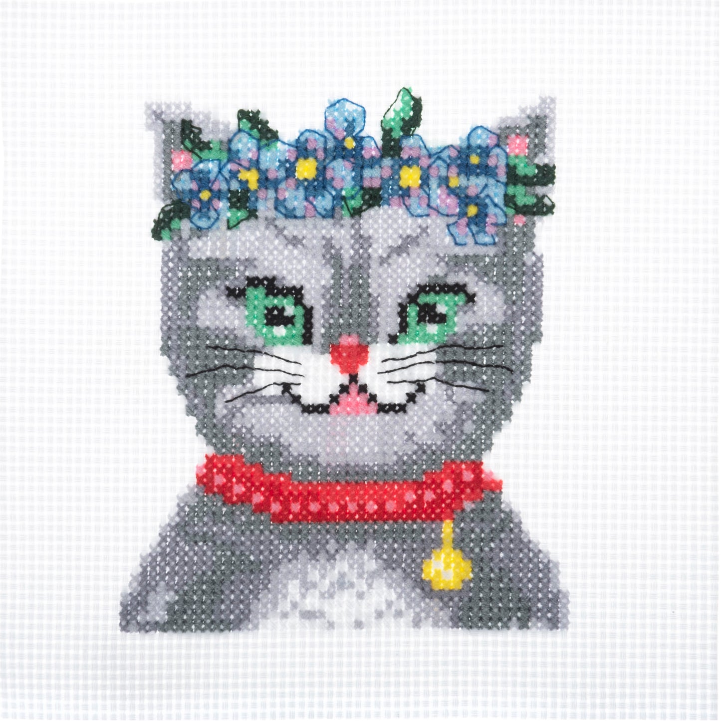 COUNTED CROSS STITCH KIT - Meow