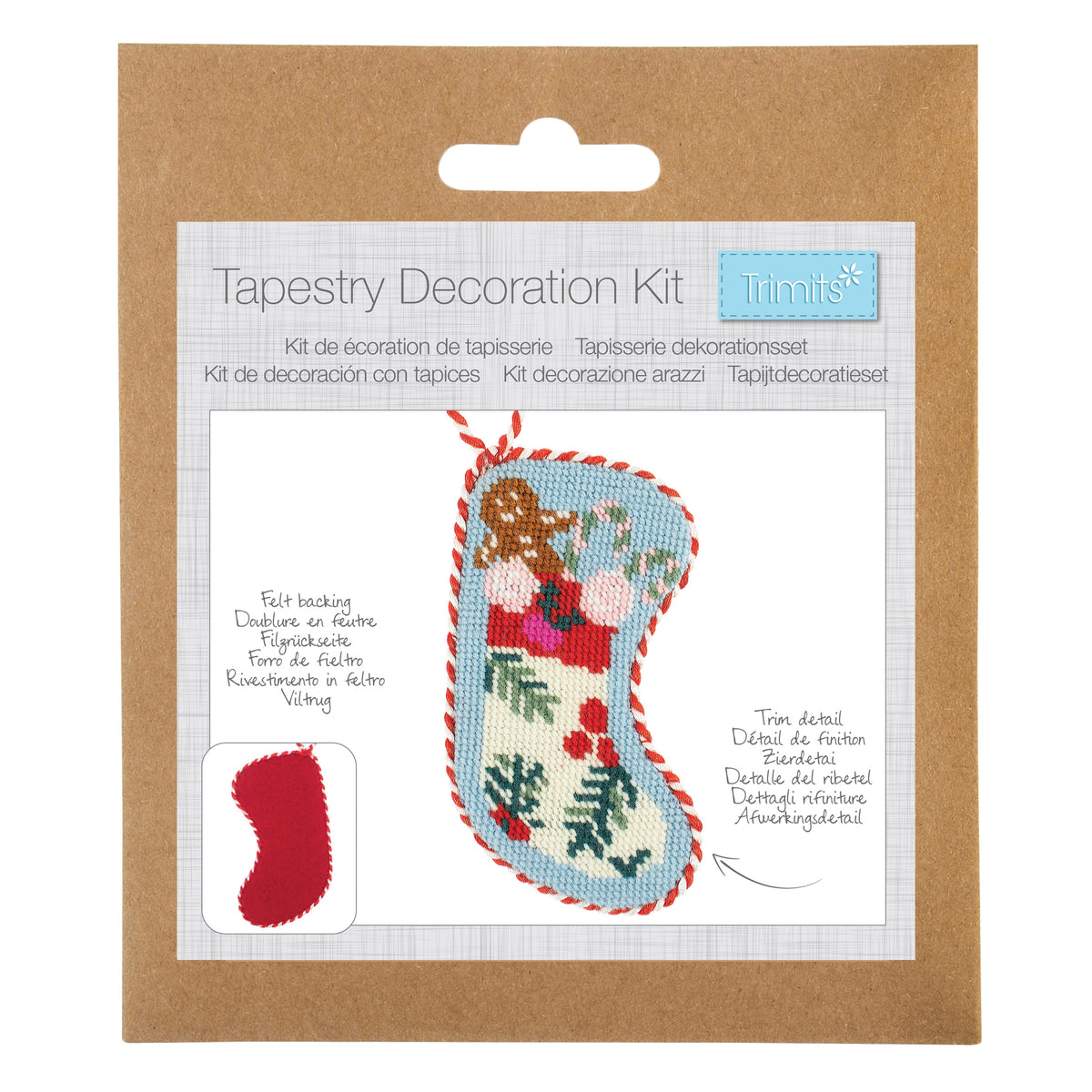 Tapestry Decoration Kit - Half Stitch - Christmas Stocking