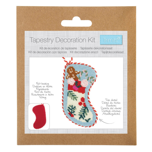 Tapestry Decoration Kit - Half Stitch - Christmas Stocking