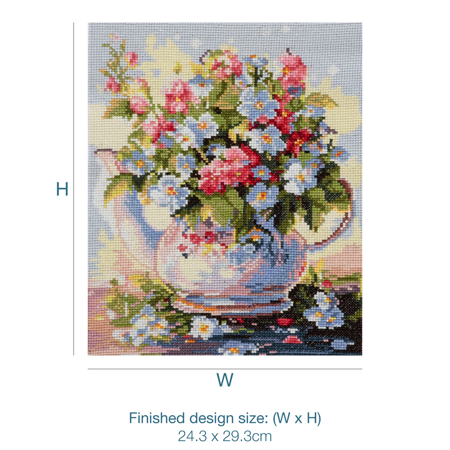 PRINTED (NO COUNT) CROSS STITCH KIT - Bloom