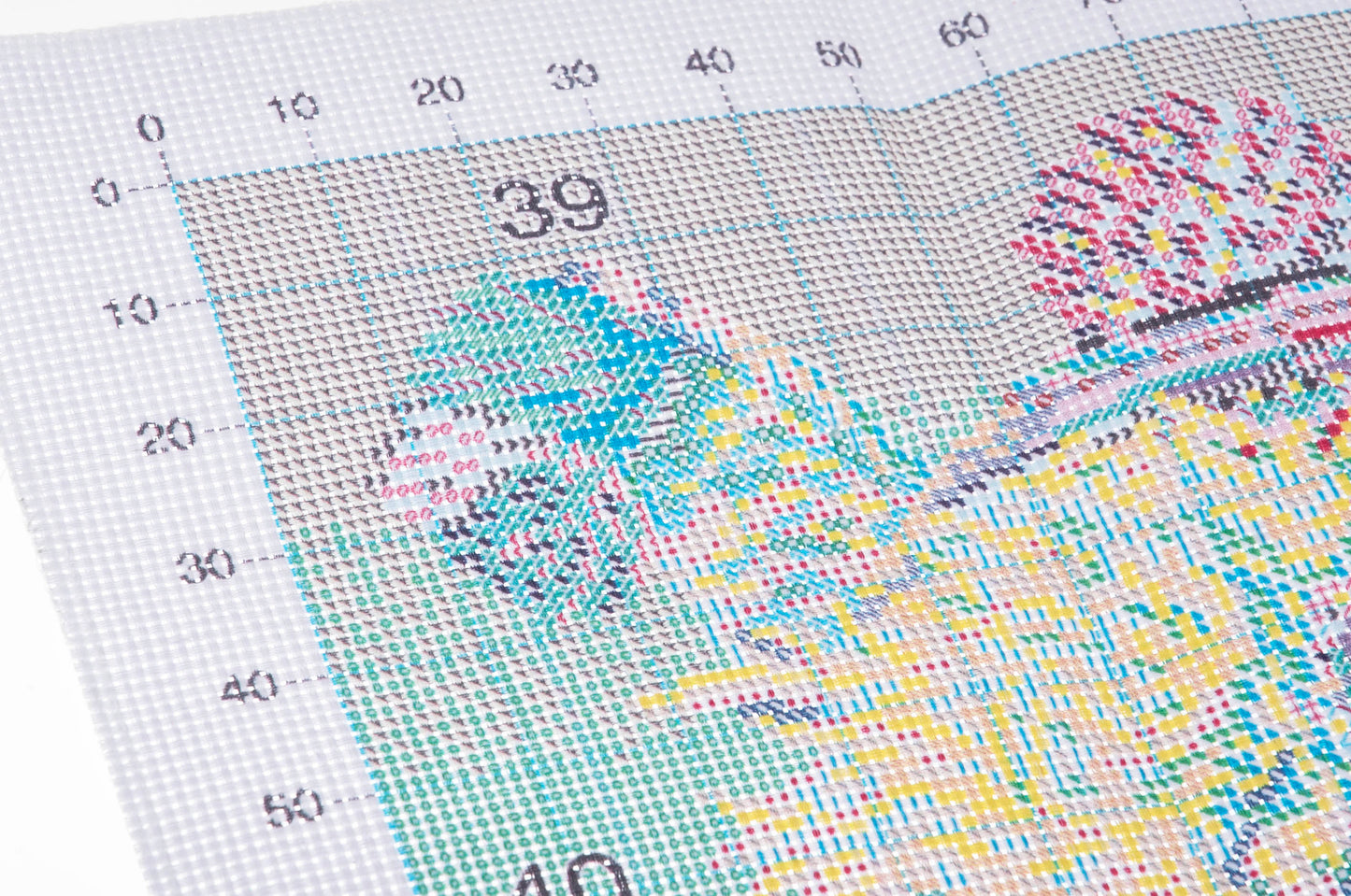 PRINTED (NO COUNT) CROSS STITCH KIT - Alpaca