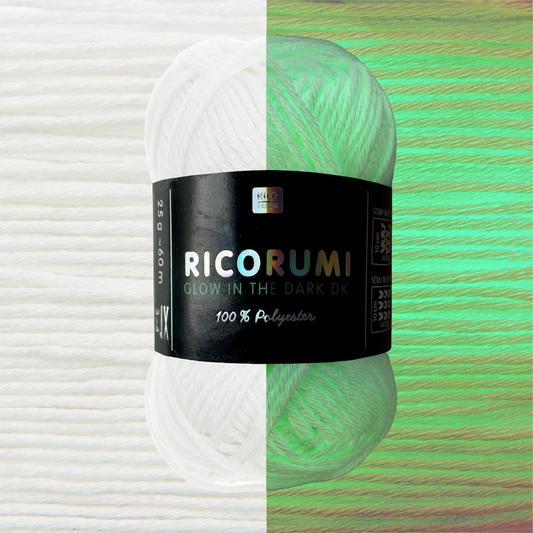 Glow In The Dark DK 100% Polyester 25g - 1 Colour