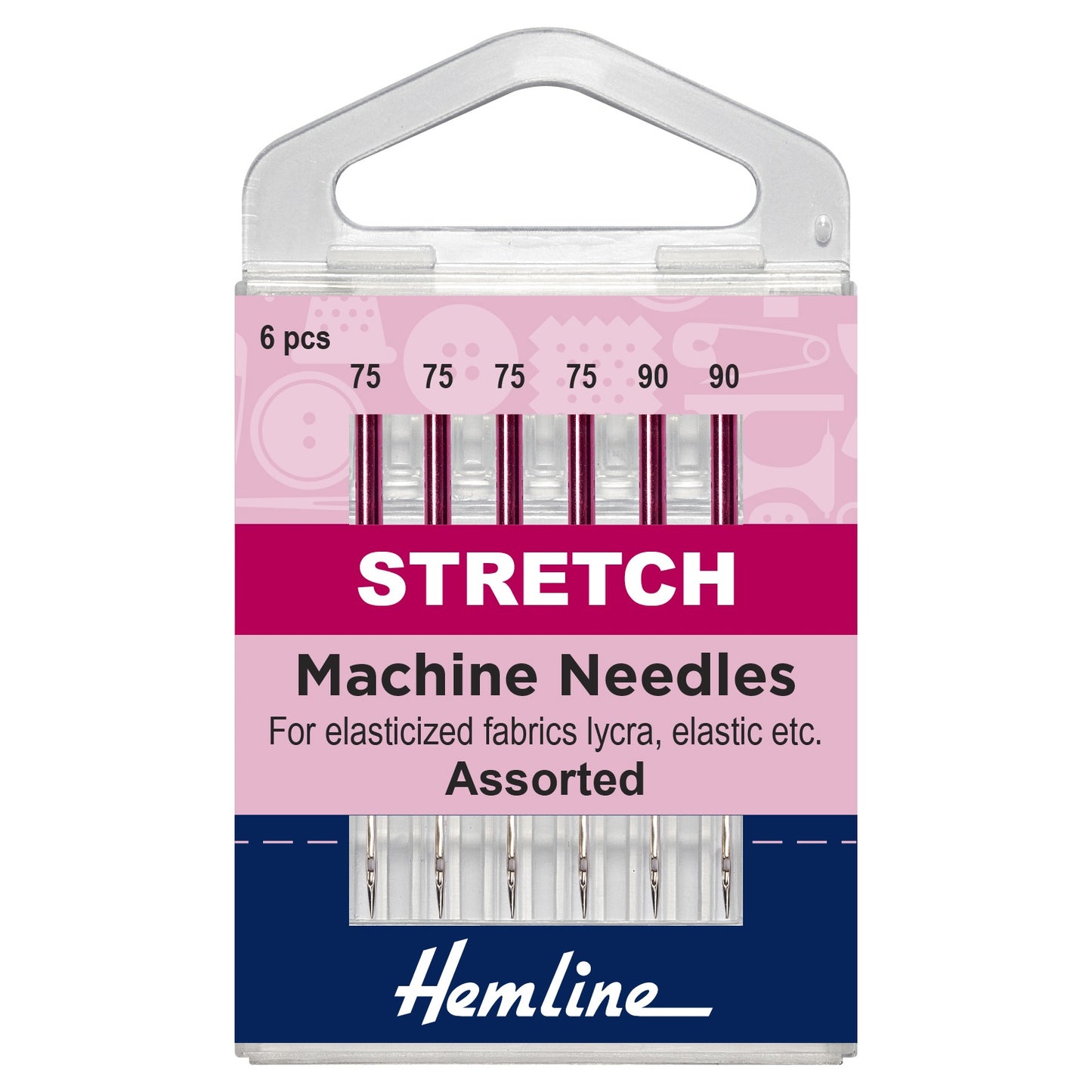 MACHINE NEEDLES - Universal - Stretched - 6Pcs