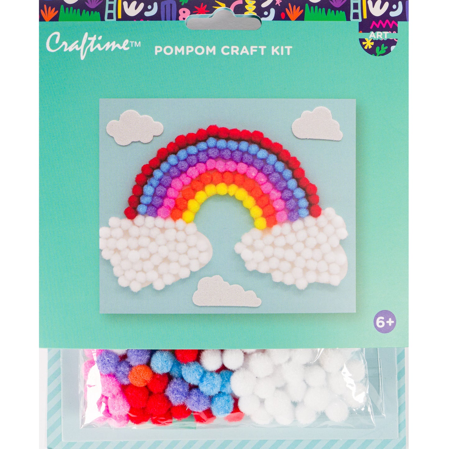 Mini Pom Pom Kits - Medium  - 4 Types Available