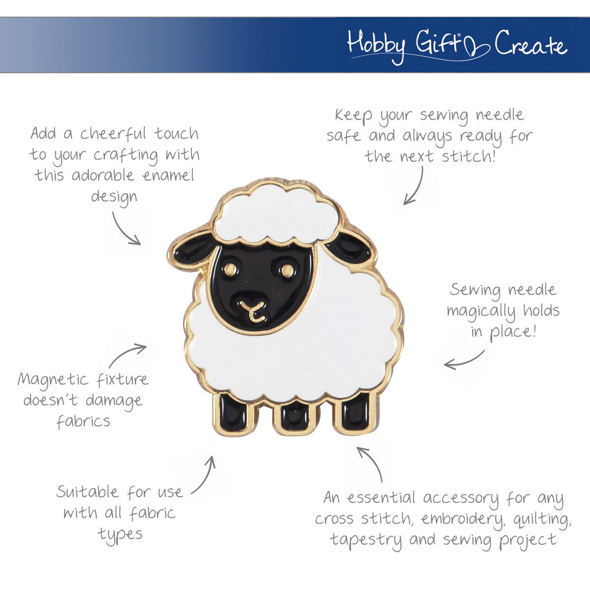 Magnetic Needle Minder - Sheep