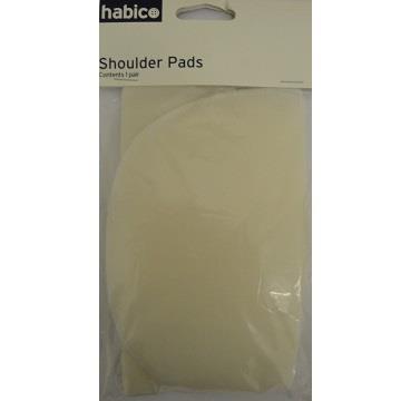 Nylon Shoulder Pads - White - Various Sizes