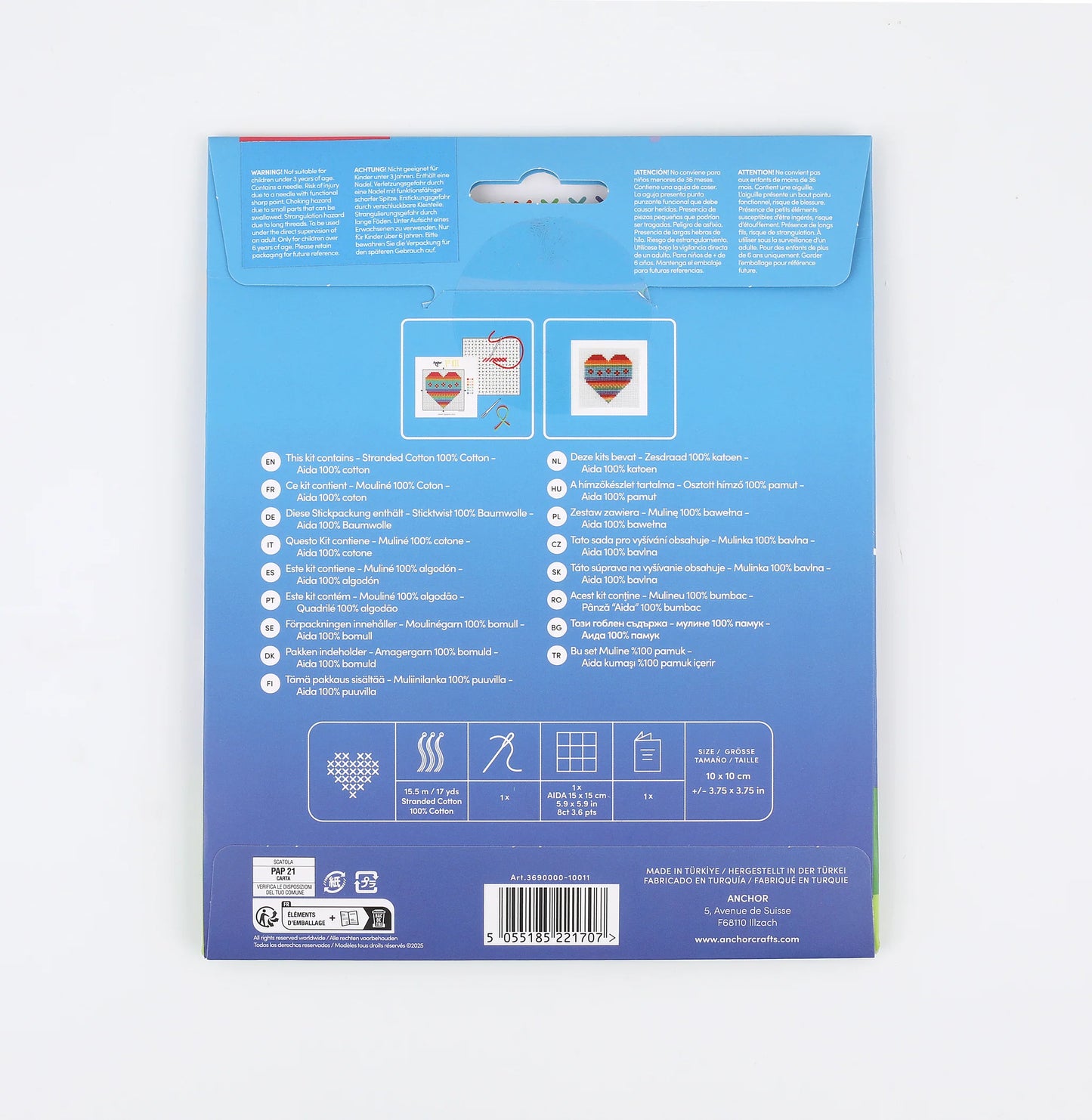 1st Kit - Cross Stitch - HEART