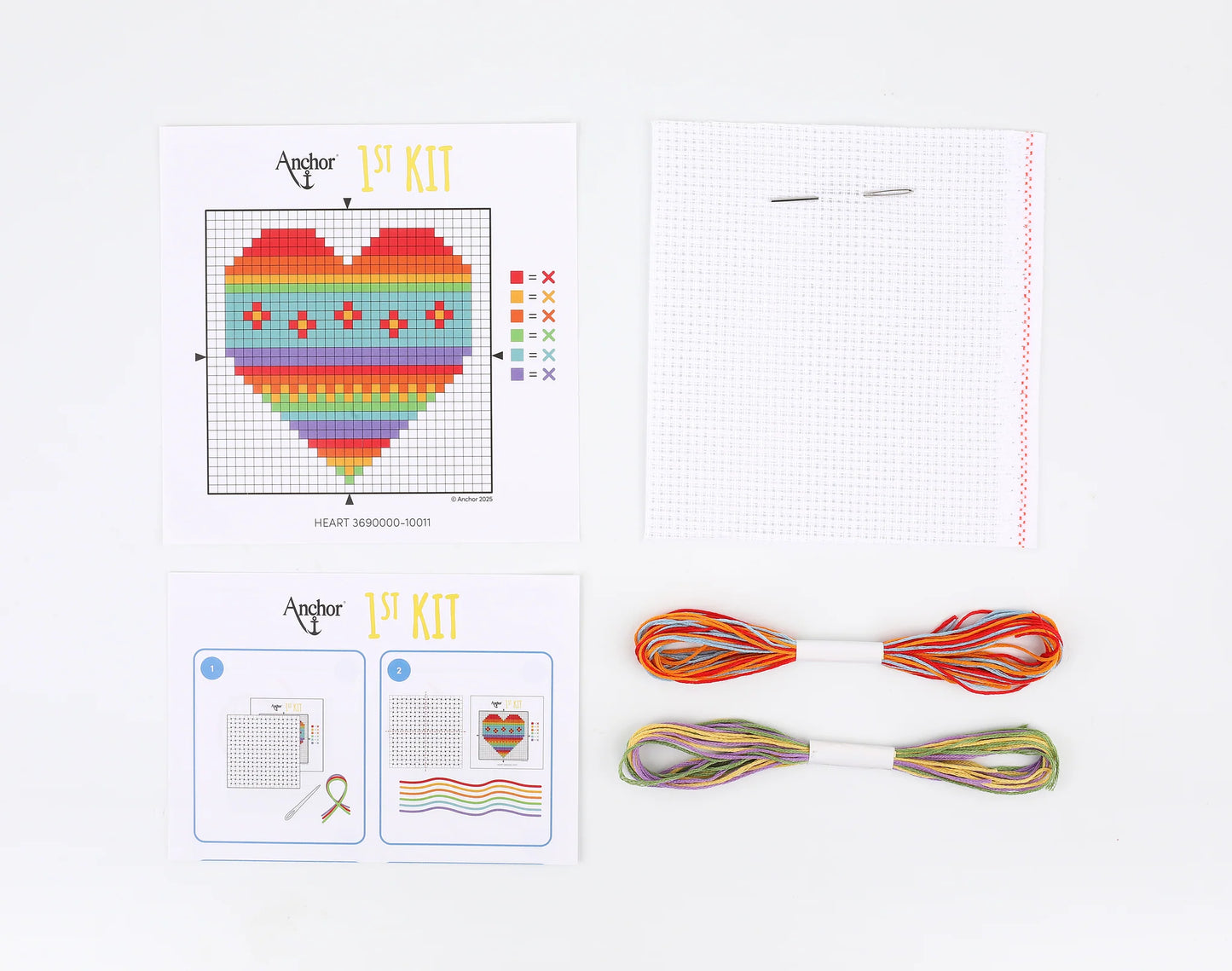 1st Kit - Cross Stitch - HEART