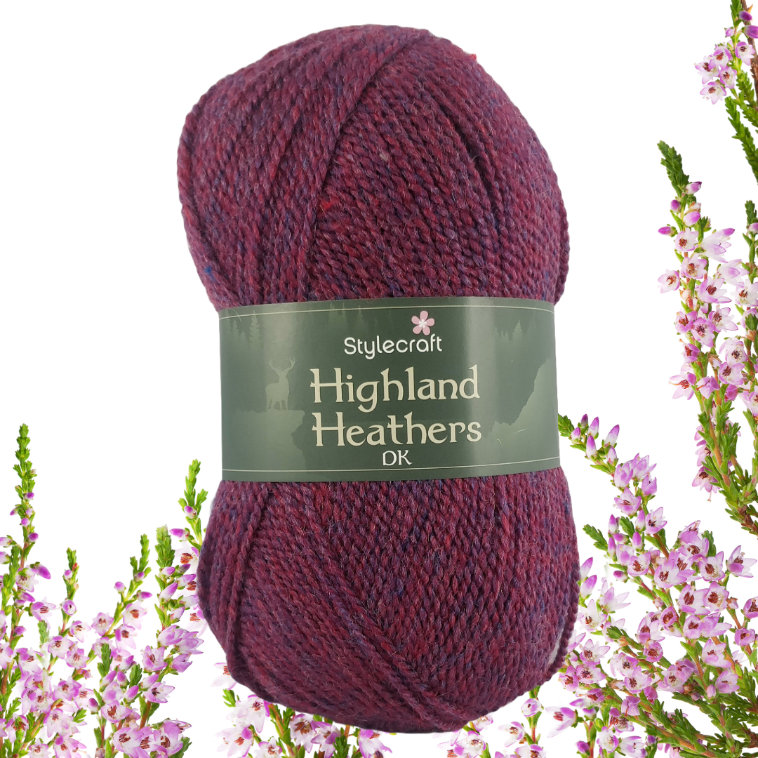 HIGHLAND HEATHERS DK - 100g - More colours available