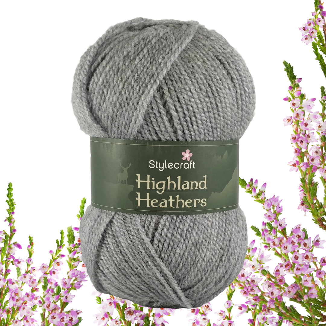 HIGHLAND HEATHERS DK - 100g - More colours available