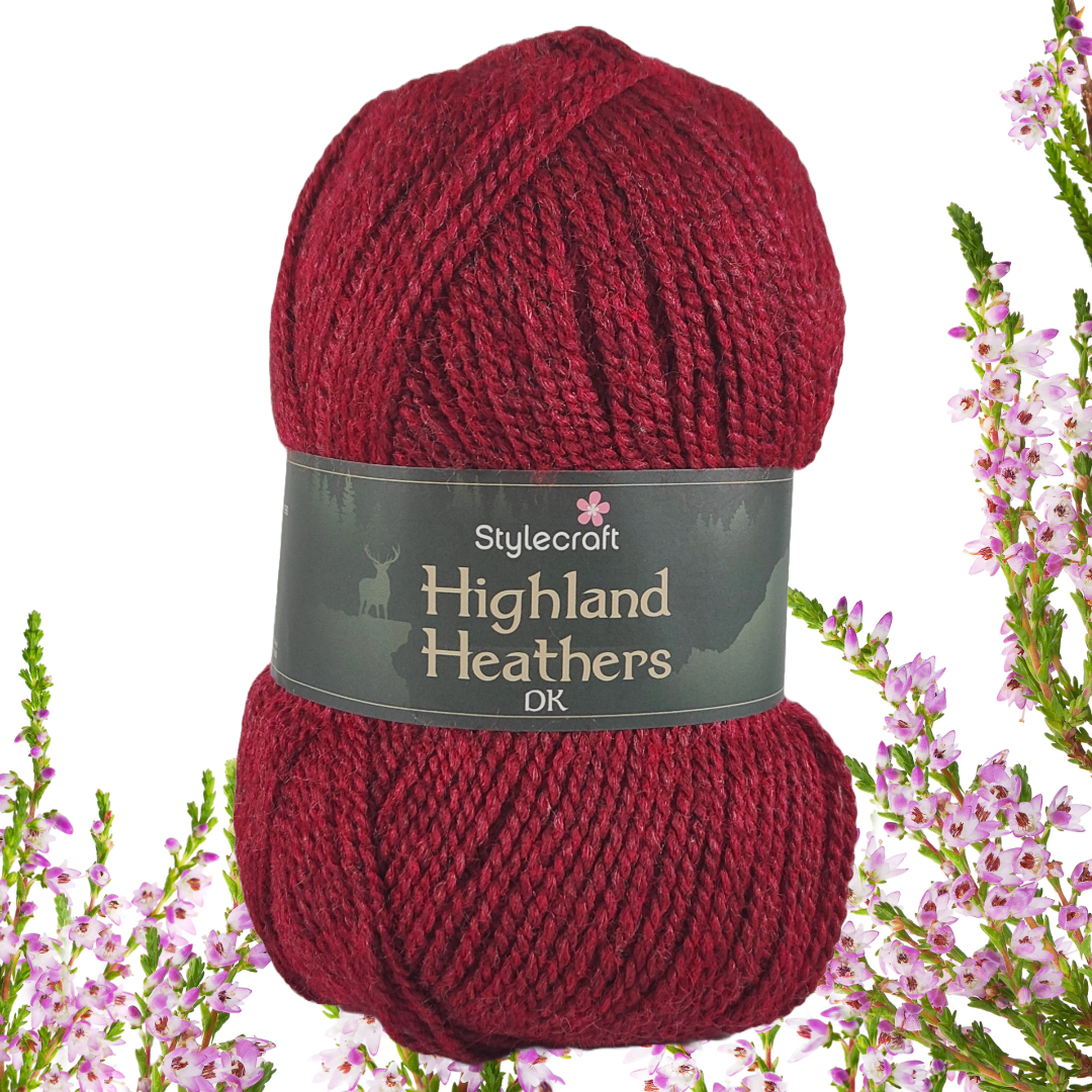 HIGHLAND HEATHERS DK - 100g - More colours available