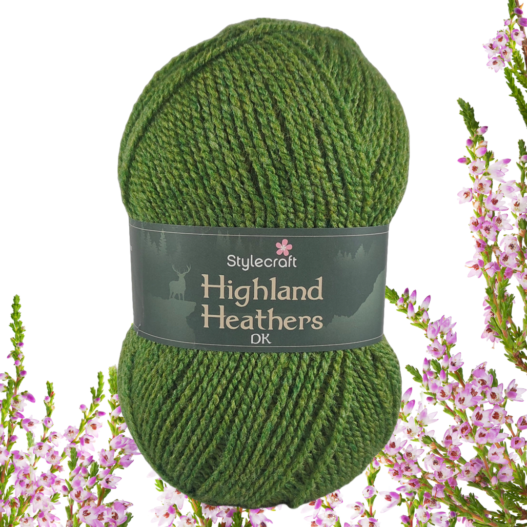 HIGHLAND HEATHERS DK - 100g - More colours available