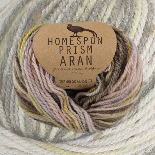 Homespun Prism Aran 50g - More Colours Available