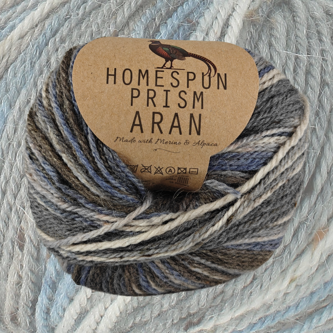 Homespun Prism Aran 50g - More Colours Available