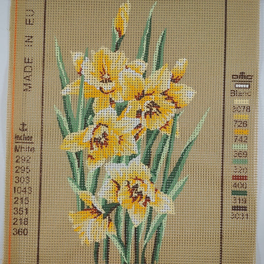 Printed Tapestry Canvas - Daffodils