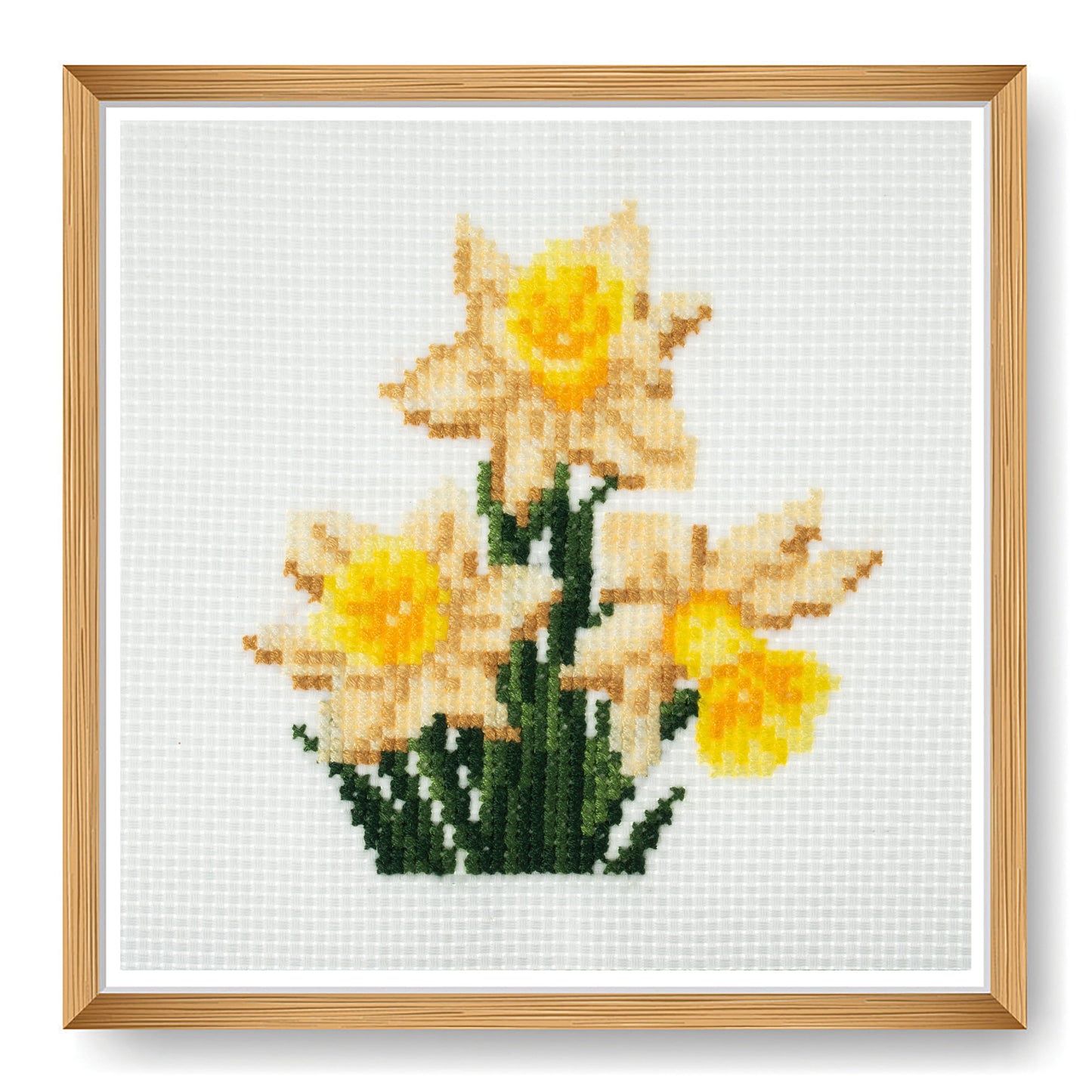 COUNTED CROSS STITCH KIT - Daffodils