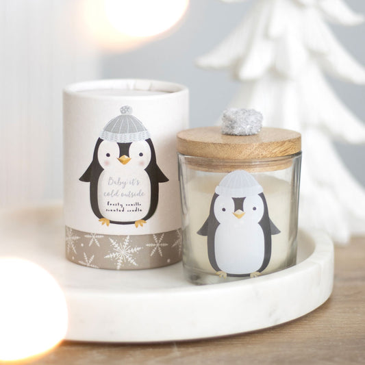 FROSTY WINTER PENGUIN - Vanilla Candle