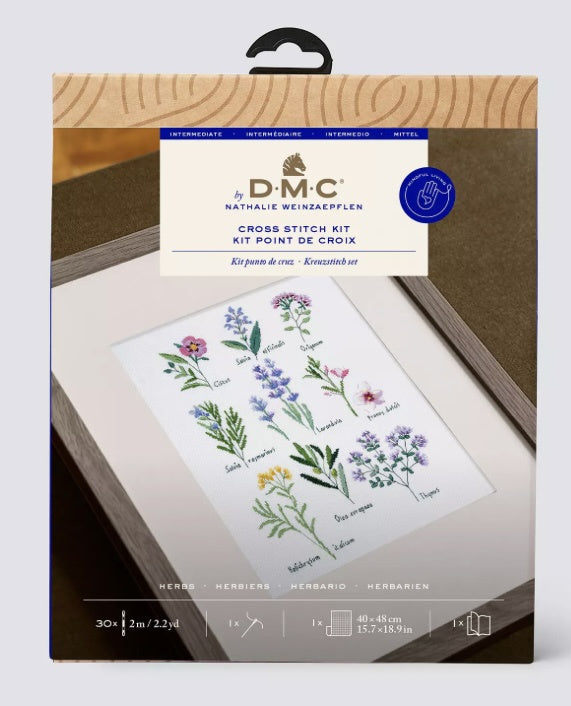 CROSS STITCH KIT - Herbs by Natalie Weinzaepflen