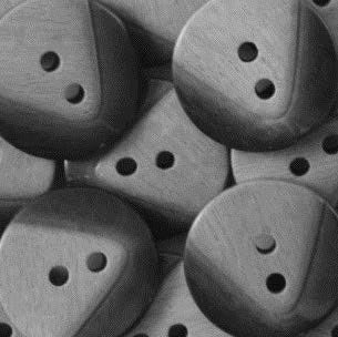 2 Hole - Chunky Shaded Button - 18mm - Grey