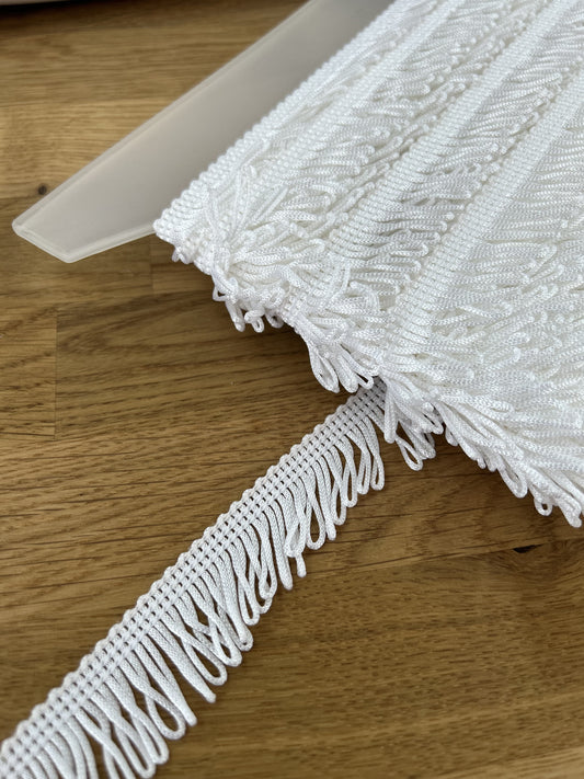 Fringe Braid - 1" - White
