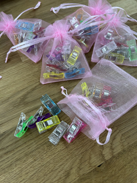 Fabric Clips - 26mm x 10mm - Bag of 10