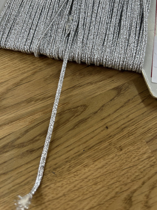 Russia Braid Trim - 3mm - Metallic Silver