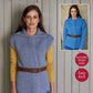 Knitting Pattern 8165 - Jacket & Waistcoat in Super Chunky