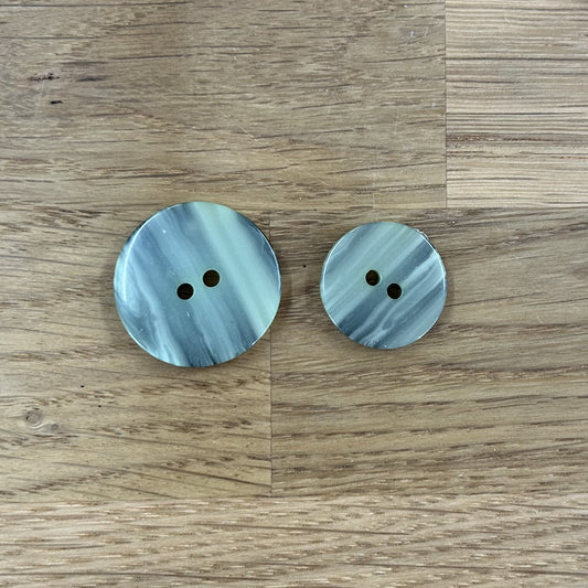 2 Hole Button - Sage  Green- 2 Sizes Available