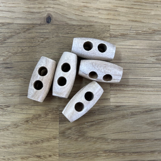 2 Hole - Wooden Toggle - 20mm