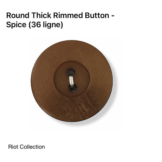 2 Hole Button - 23mm - Spice