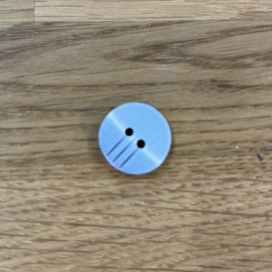 2 Hole Button - 18mm - Pale Blue