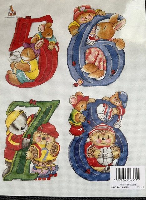 Counted Cross Stitch Chart Book - Country Companions - NUMBERS