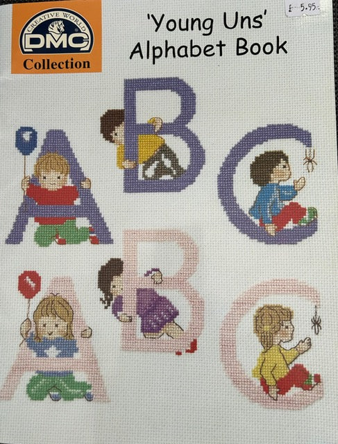 Counted Cross Stitch Chart Book - 'Young Uns' ALPHABET BOOK