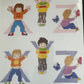 Counted Cross Stitch Chart Book - 'Young Uns' ALPHABET BOOK