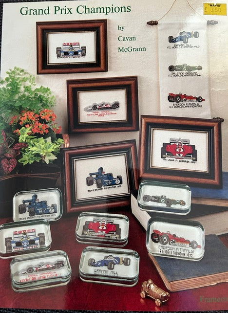 Counted Cross Stitch Chart Booklet - Grand Prix Champions