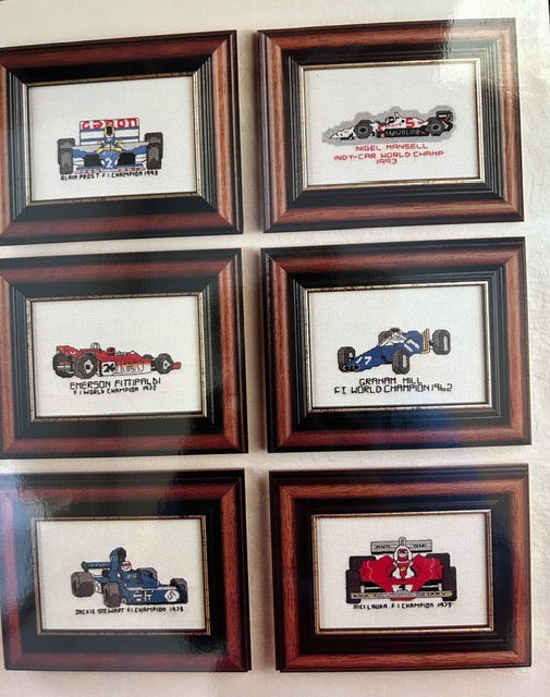 Counted Cross Stitch Chart Booklet - Grand Prix Champions