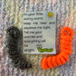 Crocheted Worry Worm - 2 Colours
