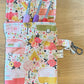 Handmade Fabric Pouch - Caravans