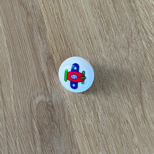 Button with Shank - 15mm - Plane